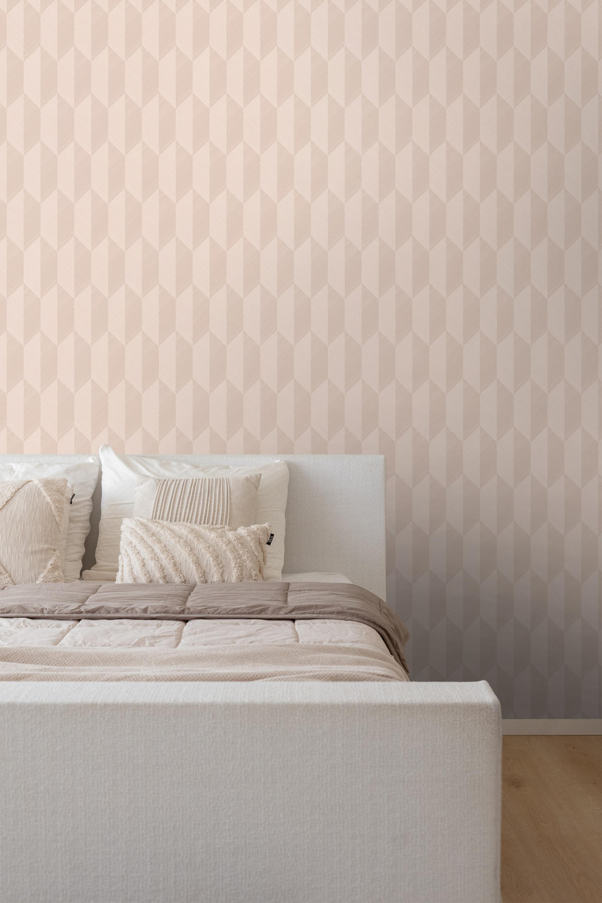 TAPETE 3D Muster 50 x 900 cm - Pink, Papier (50/900cm) - Origin Wallcoverings