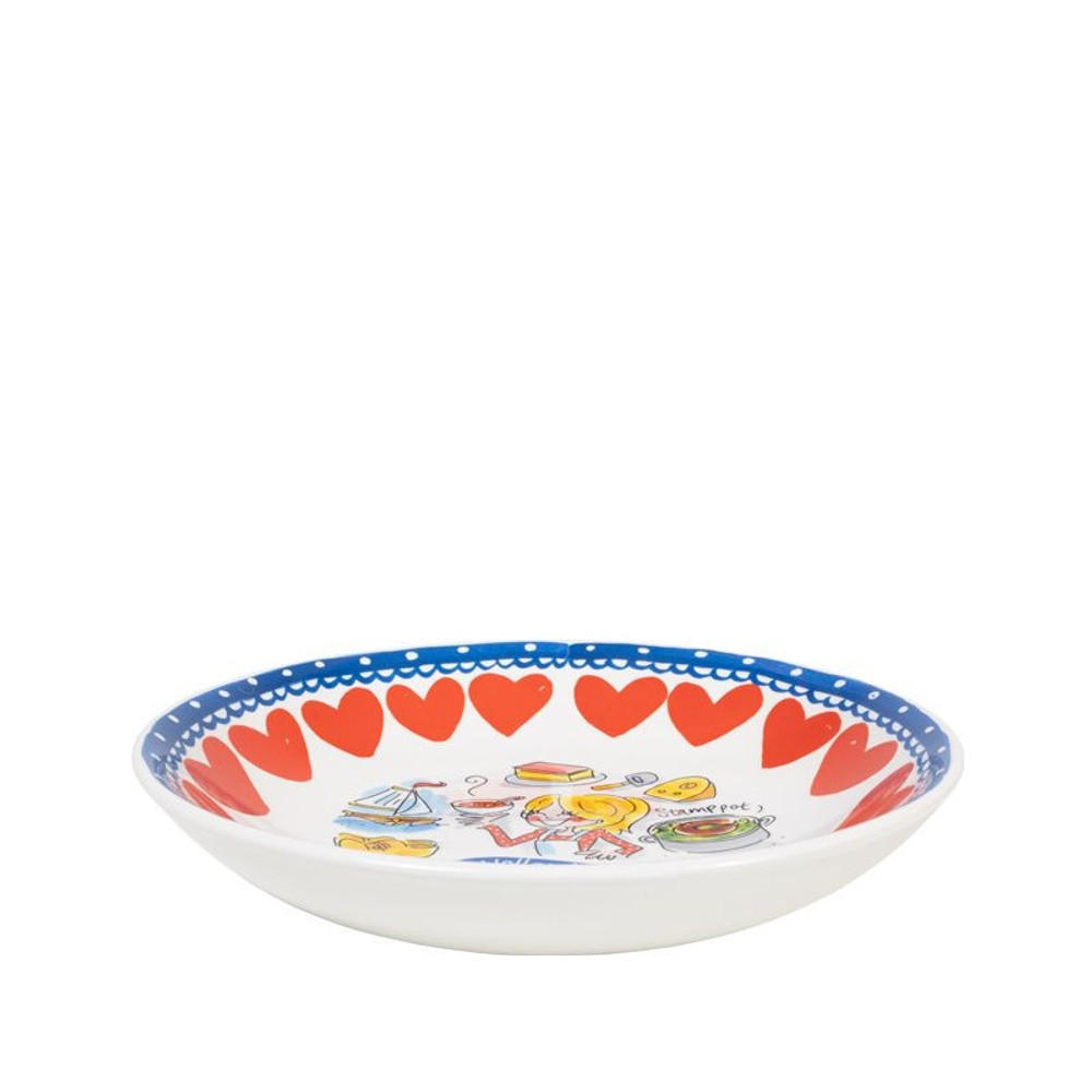 TIEFER TELLER Holland in Bunt - 23cm - Multicolor, Keramik (24/24/4.3cm) - Blond Amsterdam