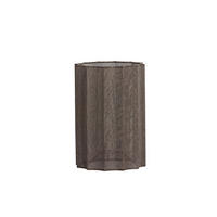 LAMPENSCHIRM Disli Braun 24/24/35 cm - Braun, Textil (24/24/35cm) - Light & Living