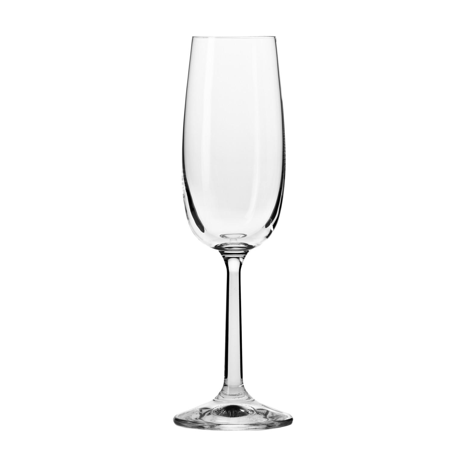SEKTGLÄSER, 6er-Set, 175 ml - Transparent, Glas (0.17L) - Krosno Glass