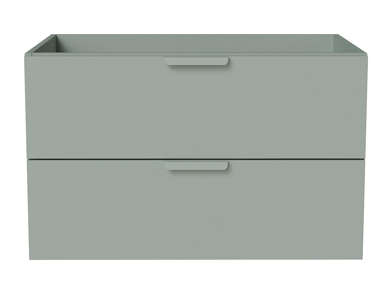 WASCHBECKENUNTERSCHRANK - 80 cm x 45.5 cm - holz - mandelgrün Avoreli - Grün, Holz (80/50/45.5cm) - Vente-Unique