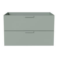 WASCHBECKENUNTERSCHRANK - 80 cm x 45.5 cm - holz - mandelgrün Avoreli - Grün, Holz (80/50/45.5cm) - Vente-Unique