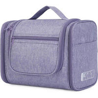 KULTURTASCHE zum Aufhängen Violett 27 x 15,5 x 59 cm - Lila, Textil (5/2/5cm)