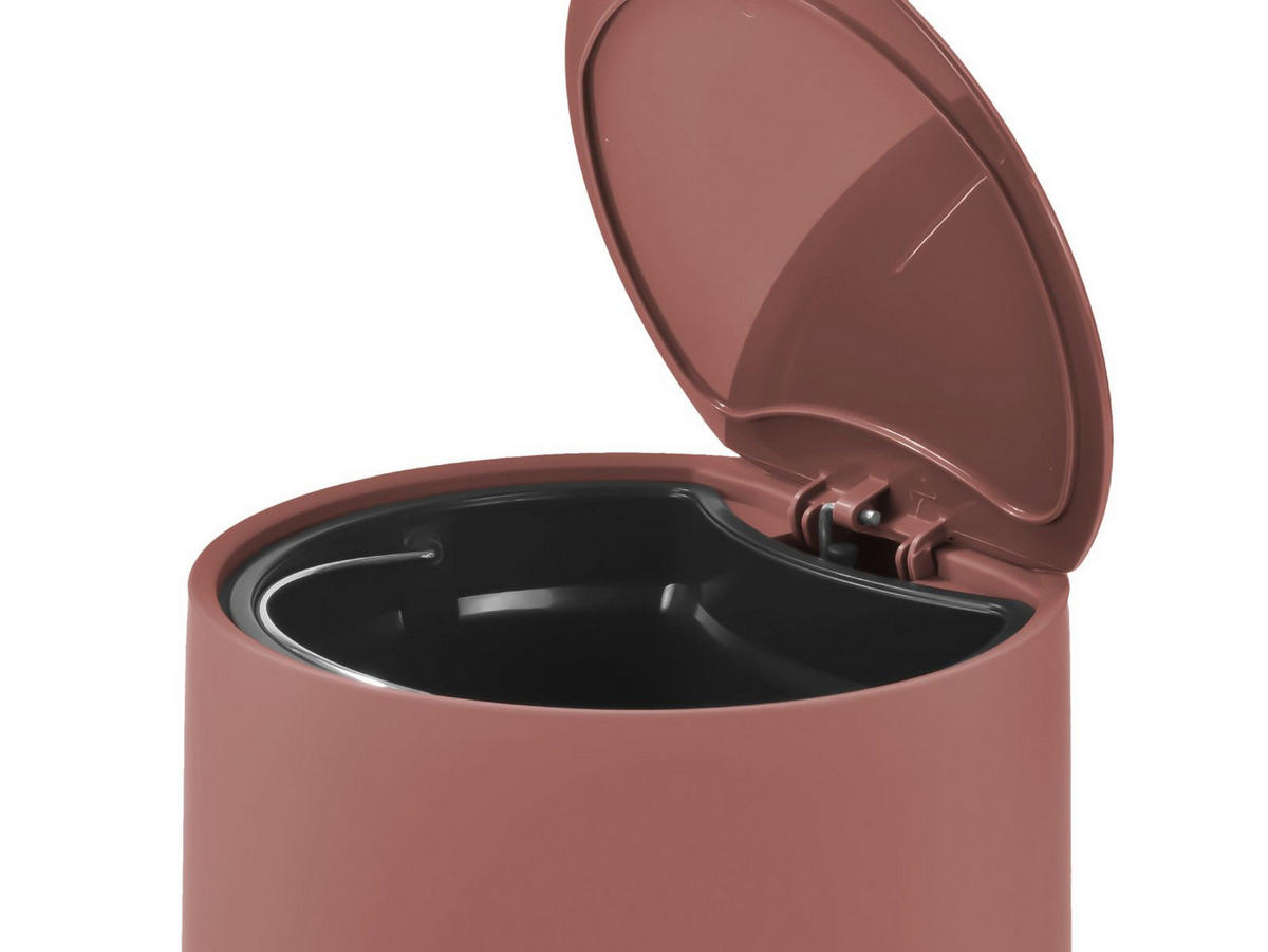 BAD ACCESSOIRES SET Nova 2tlg. peach red (pfirsich rot) - Rot, Kunststoff (23/29/23cm) - Zone Denmark