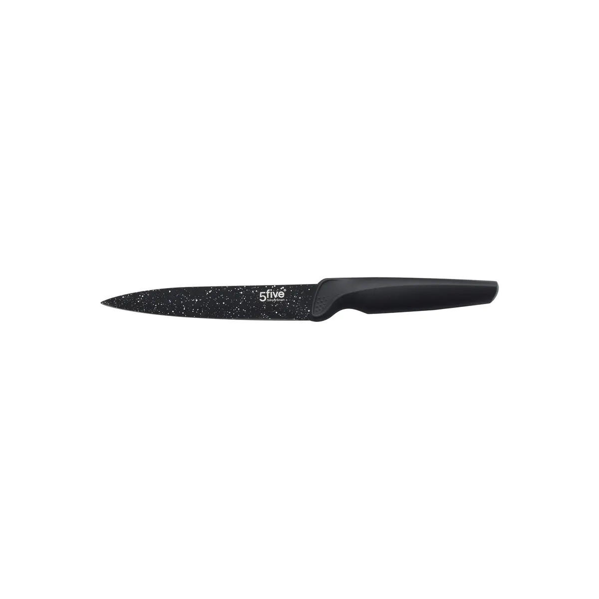 KÜCHENMESSER Edelstahl 37/17 cm - Schwarz, Metall - Secret de Gourmet