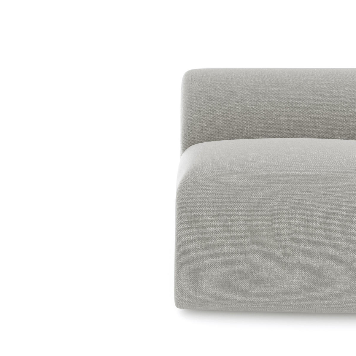 RASTERGEWEBE Hellgrau 75cm - Hellgrau/Grau, Textil (75/67/97cm) - Sia Home