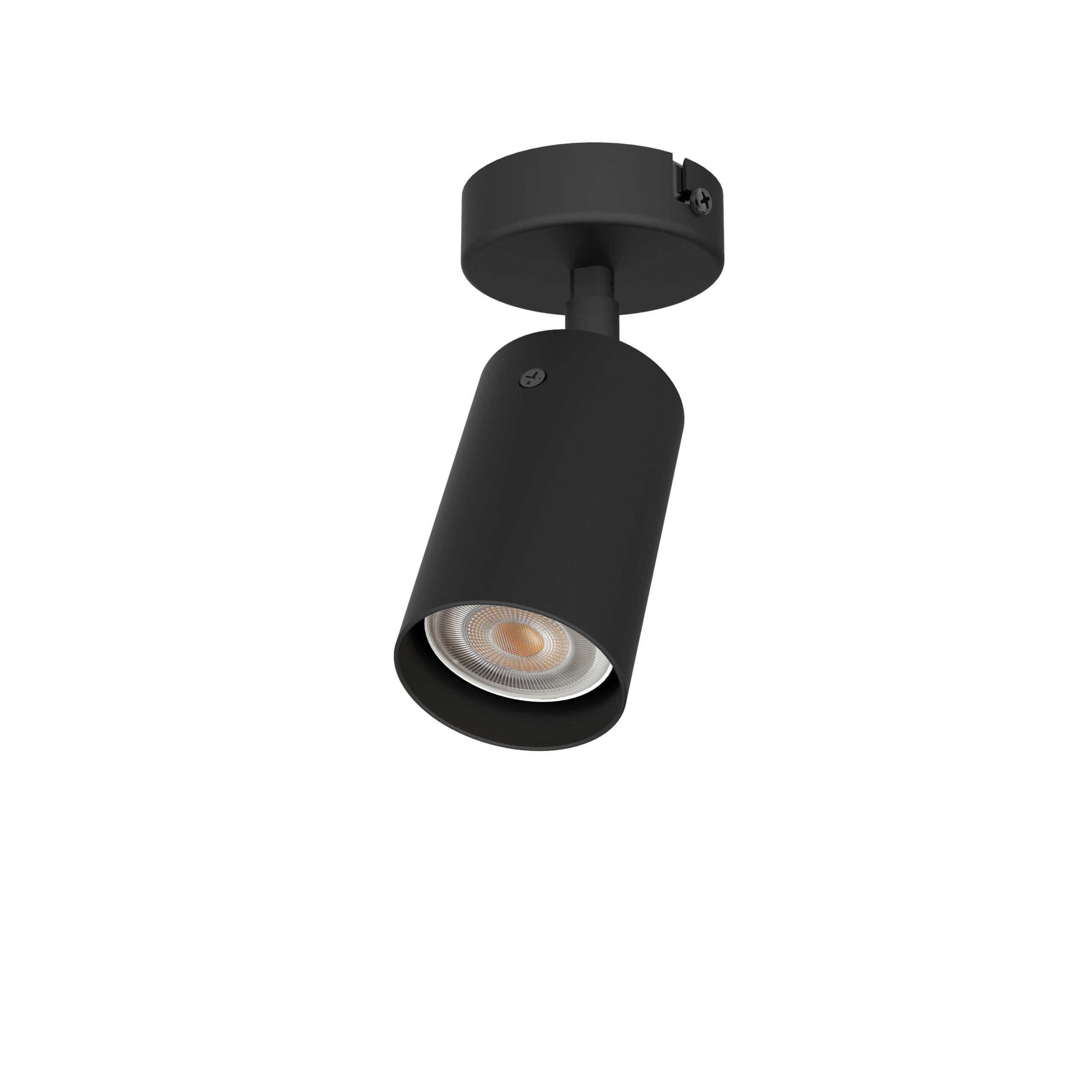 Lumicom Strahler Schwarz 6x10x6 cm