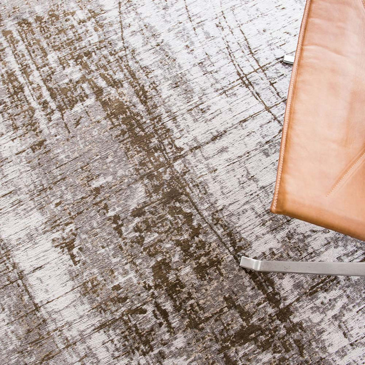 TEPPICH Concrete Jungle Mad Men Griff 170/240 cm - Beige, Textil (170/240cm) - Louis De Poortere