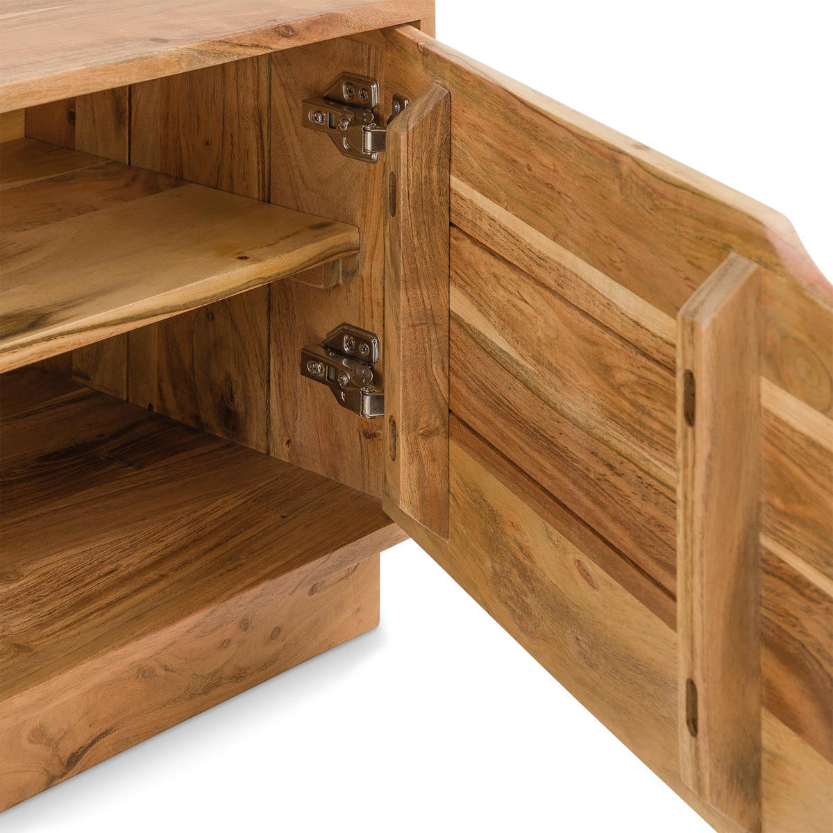 LOWBOARD UMA natur - Naturfarben, Holz (160/40/40cm) - IDIMEX