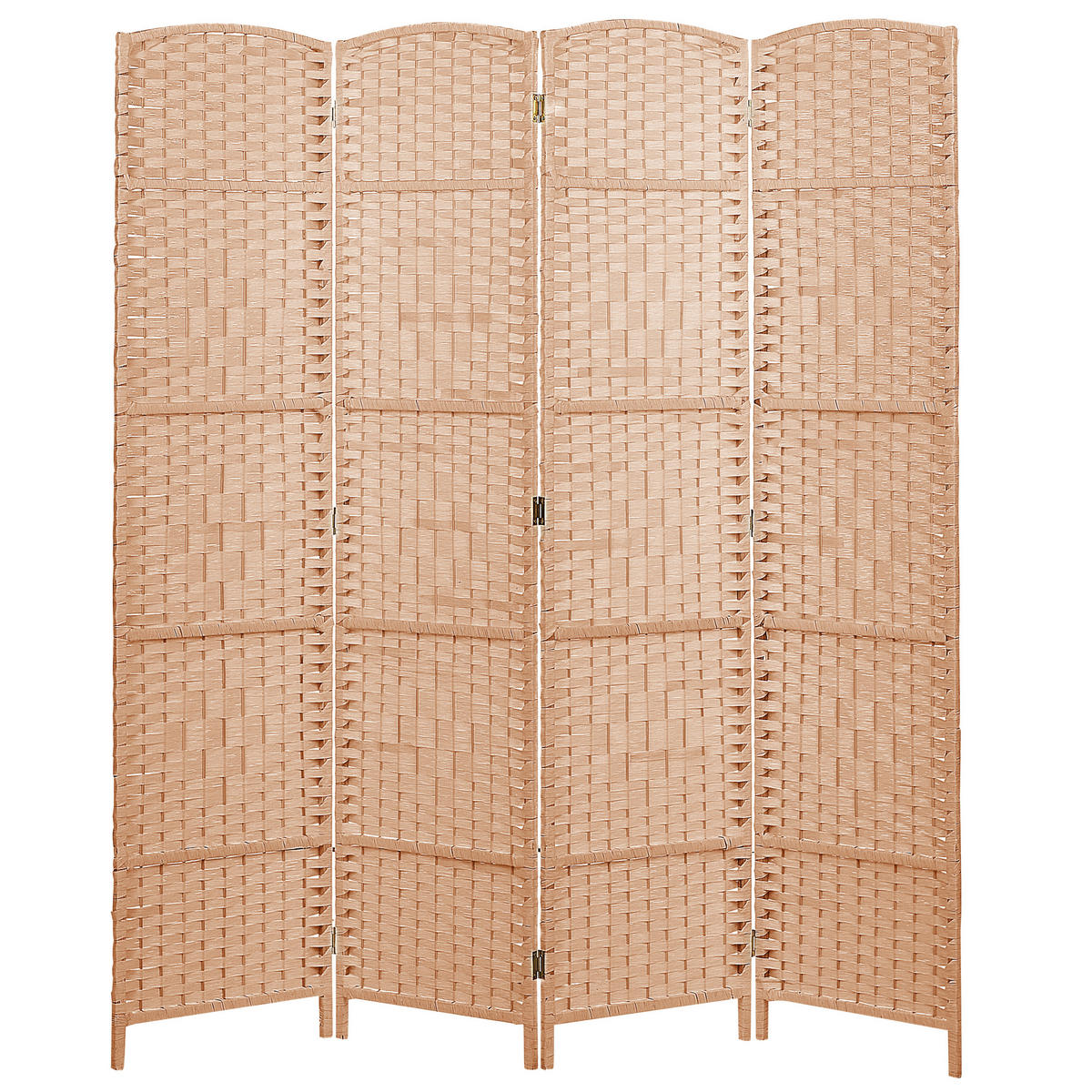 DĚLICÍ PANEL 4-dílná Přírodní 163/170 cm Lappago - přírodní, papír (163/170/2cm) - Beliani