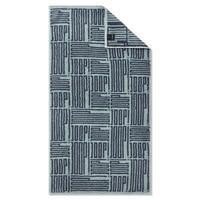 HANDTÜCHER BARS ALLOVER 1723 AQUA - 11 - Blau, Textil (50/100cm) - Joop!