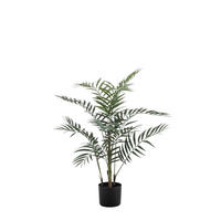 KÜNSTLICHE Palme - Denver 90 cm - Grün, Kunststoff (90cm) - Emerald