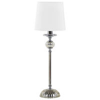 TISCHLAMPE Kubena 18/18/56 cm - Weiß, Keramik (18/18/62cm) - Beliani