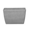 BLUMENTOPF hellgrau rechteckig 60/27/41 cm Baris - Hellgrau, Stein (41cm) - Beliani