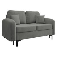 SCHLAFSOFA Venice Small - Schwarz/Grau, Holz/Textil (157/96/94cm) - MIRJAN24