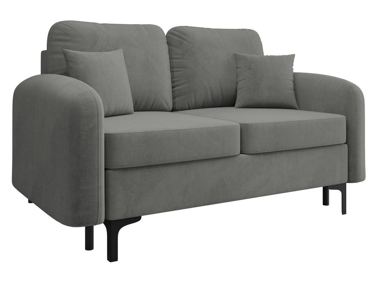 SCHLAFSOFA Venice Small - Schwarz/Grau, Holz/Textil (157/96/94cm) - MIRJAN24