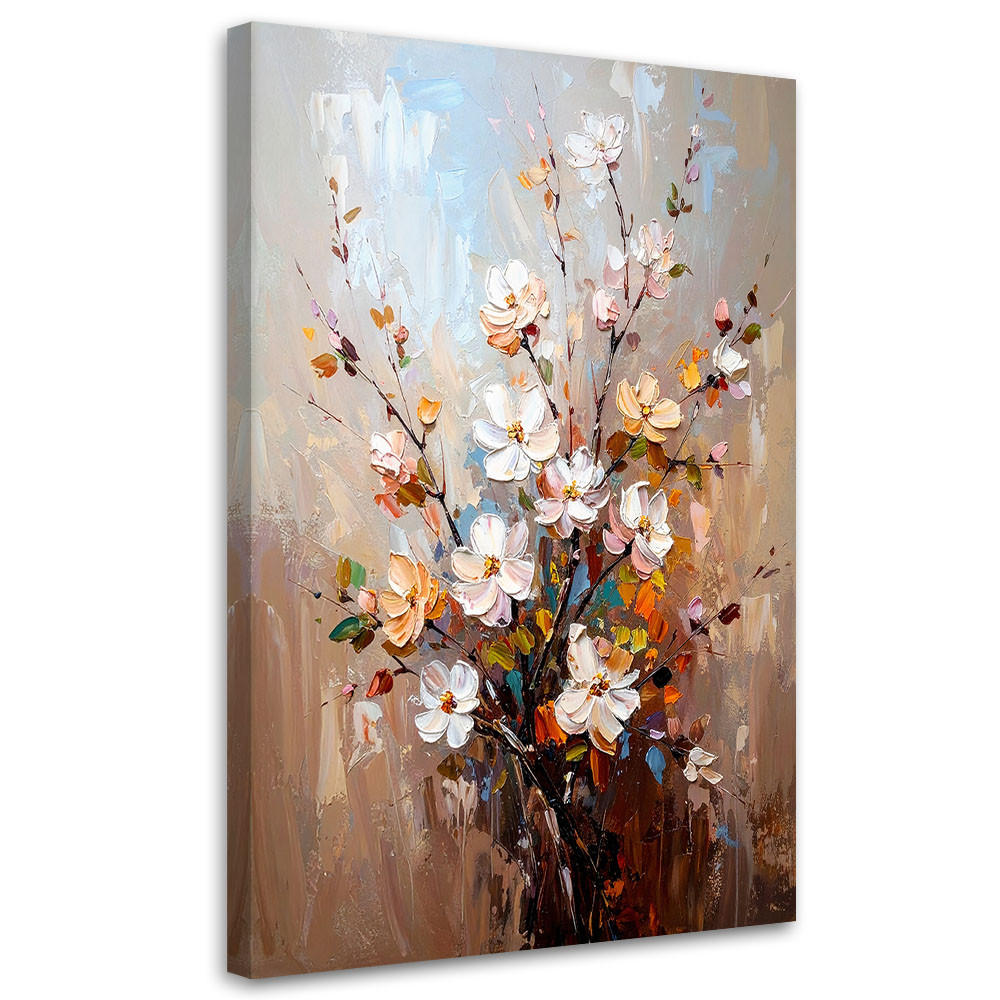 Feeby Leinwandbild Beige 70x100 cm