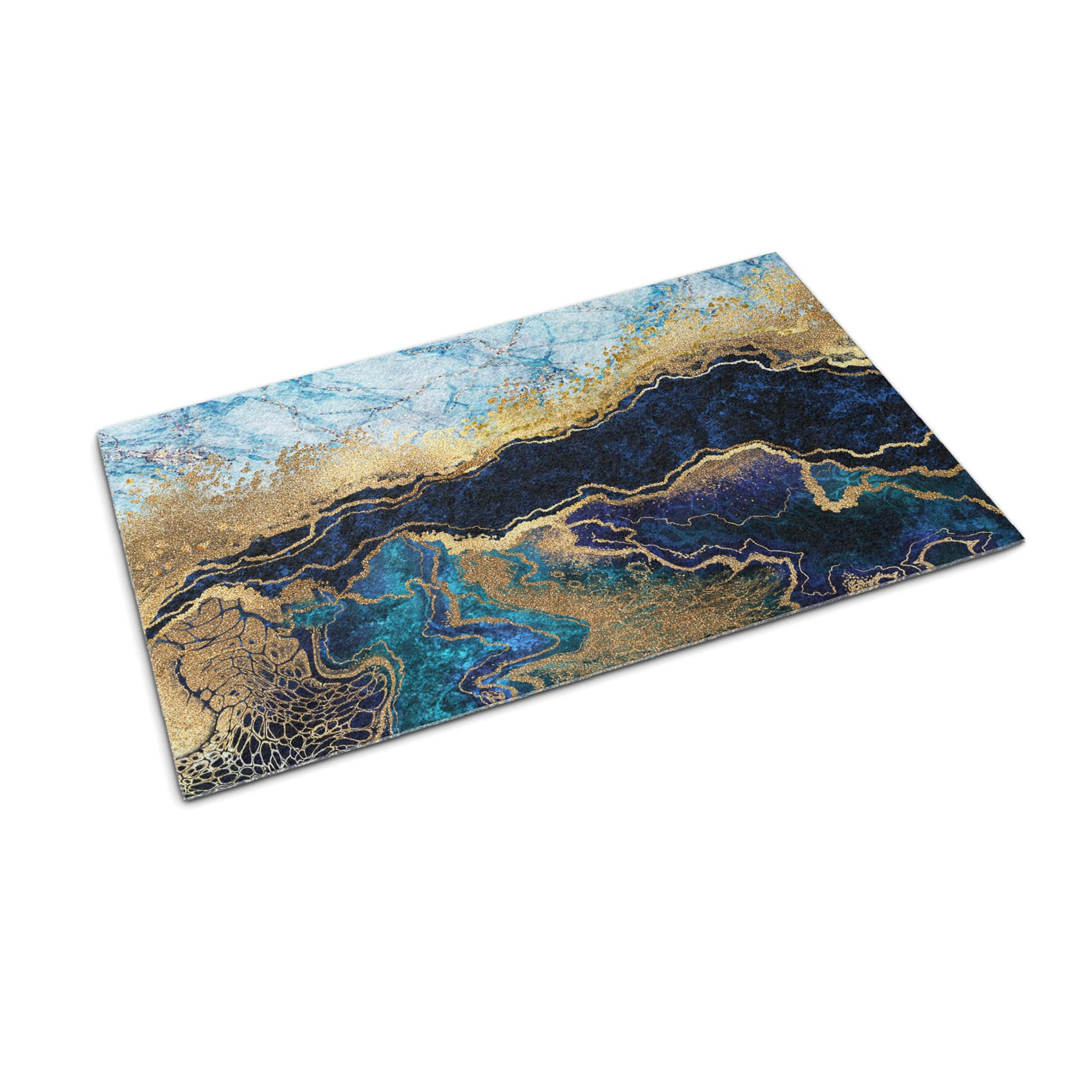 Tulup Fussmatte Blau 90x60 cm