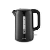 WASSERKOCHER ELEKTRISCH Schwarz 22.5/15.5/25 cm MR022BLACK - Schwarz, Kunststoff (15.5/25/22.5cm) - Maestro 