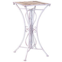 TISCH, grau, 35x70cm - Grau, Holz (35/35/70cm) - Wanderlust