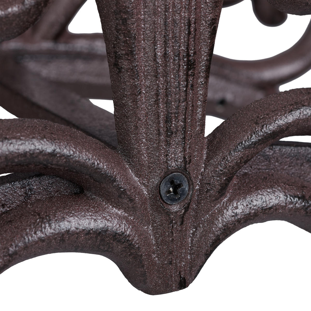 SCHLAUCHHALTER - Braun, Metall (36/15/15cm) - Relaxdays