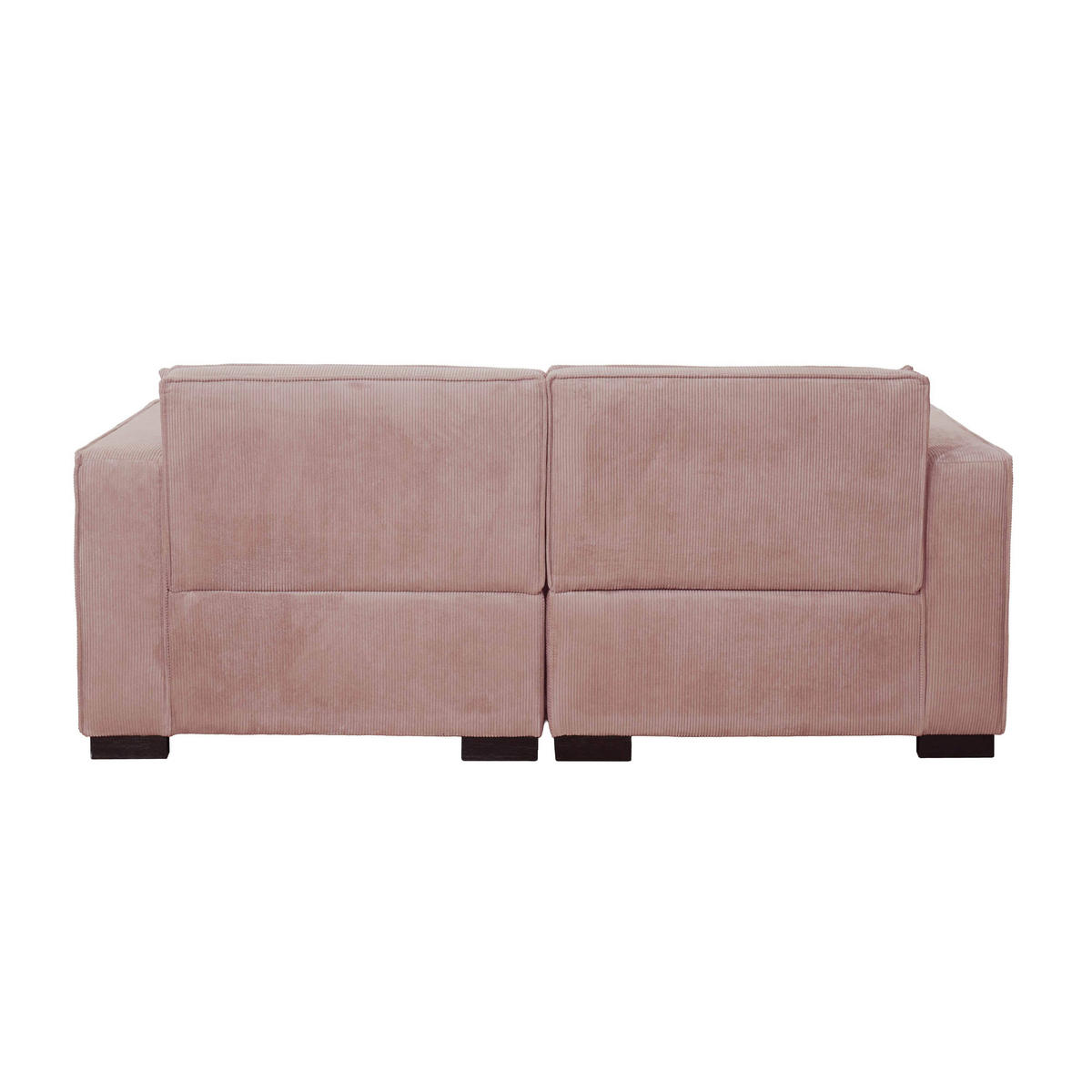 SOFA 2-Stizer, Rosa - Pink, Holz/Textil (180/76/90cm) - Oviala