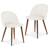 ESSZIMMERSTUHL NAVIA 2er-Set beige - Beige, Textil (49/76/52cm) - IDIMEX