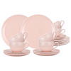 KAFFEESERVICE Amina Rosé 18er Set - Rosa, Keramik (1/1/1cm) - Seltmann Weiden