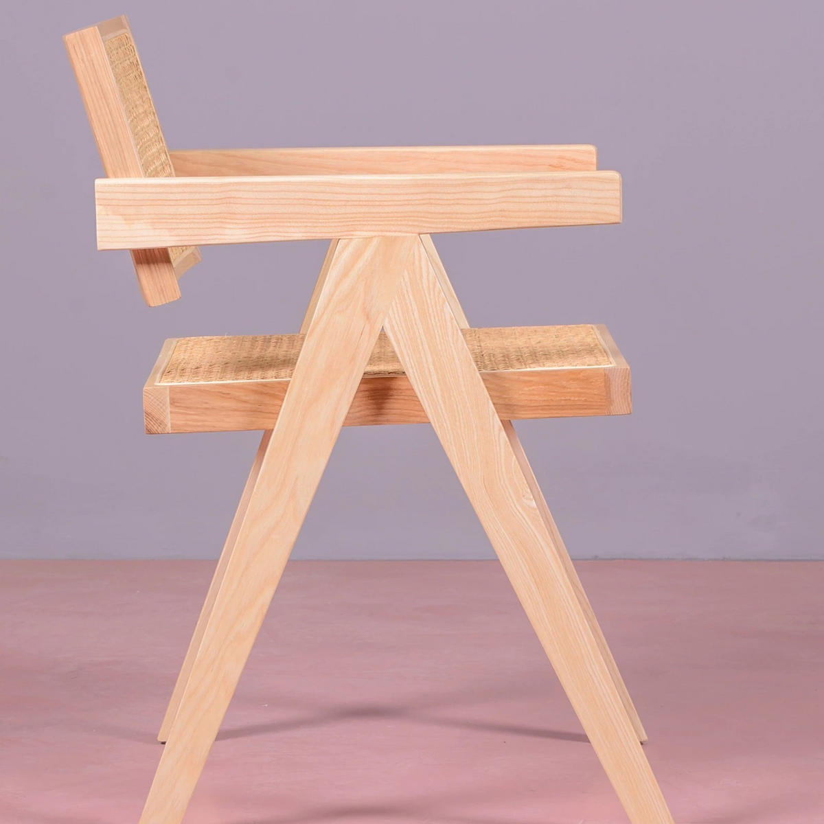 STUHL Holz Eschefarben - Eschefarben, Holz (51/77/52cm) - Nest Dream