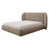POLSTERBETT Jamika - Hellbraun, Holz/Textil (160/200cm) - MIRJAN24