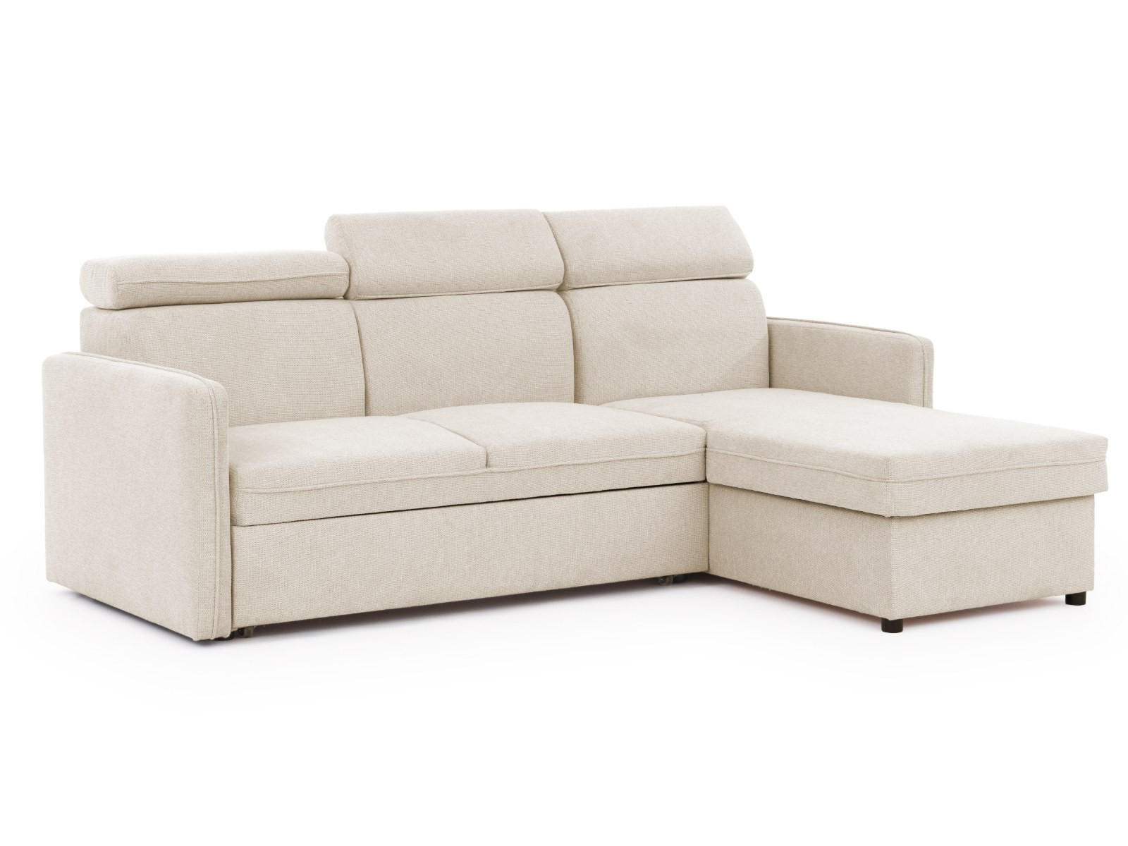 S-Style Ecksofa Beige 217x160 cm