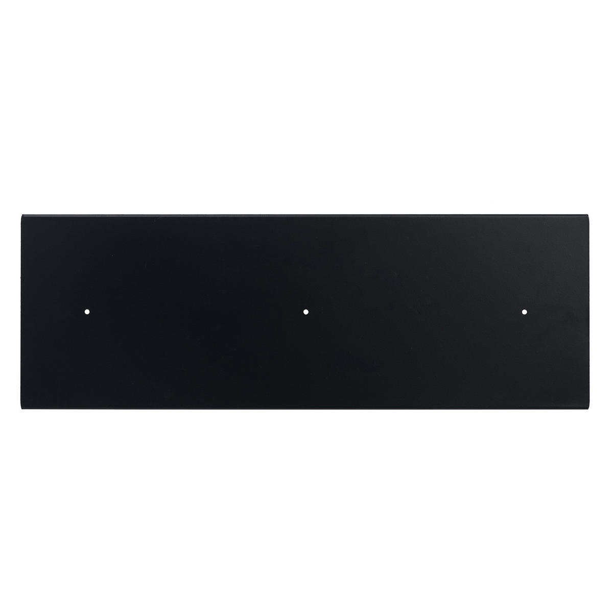 WANDBOARD - Halbrund - Eisen - Schwarz, Metall (60/20/20cm) - home24