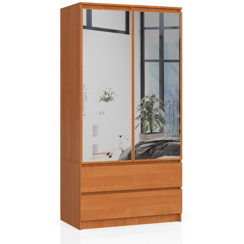 Akord Kleiderschrank Erle 90x180x51 cm