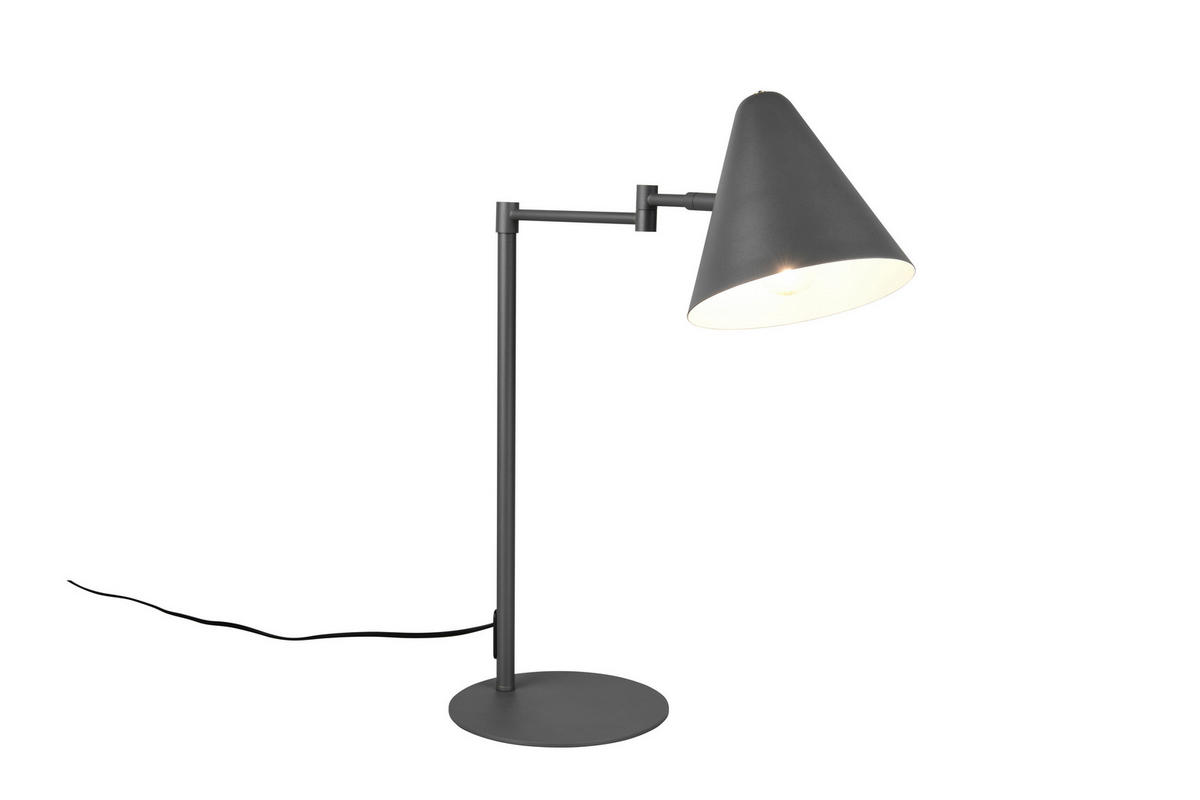 TISCHLAMPE COSIMA - Anthrazit - 15/15/50.5 cm - Anthrazit, Metall (41.5/41.5/50.5cm) - Trio Leuchten