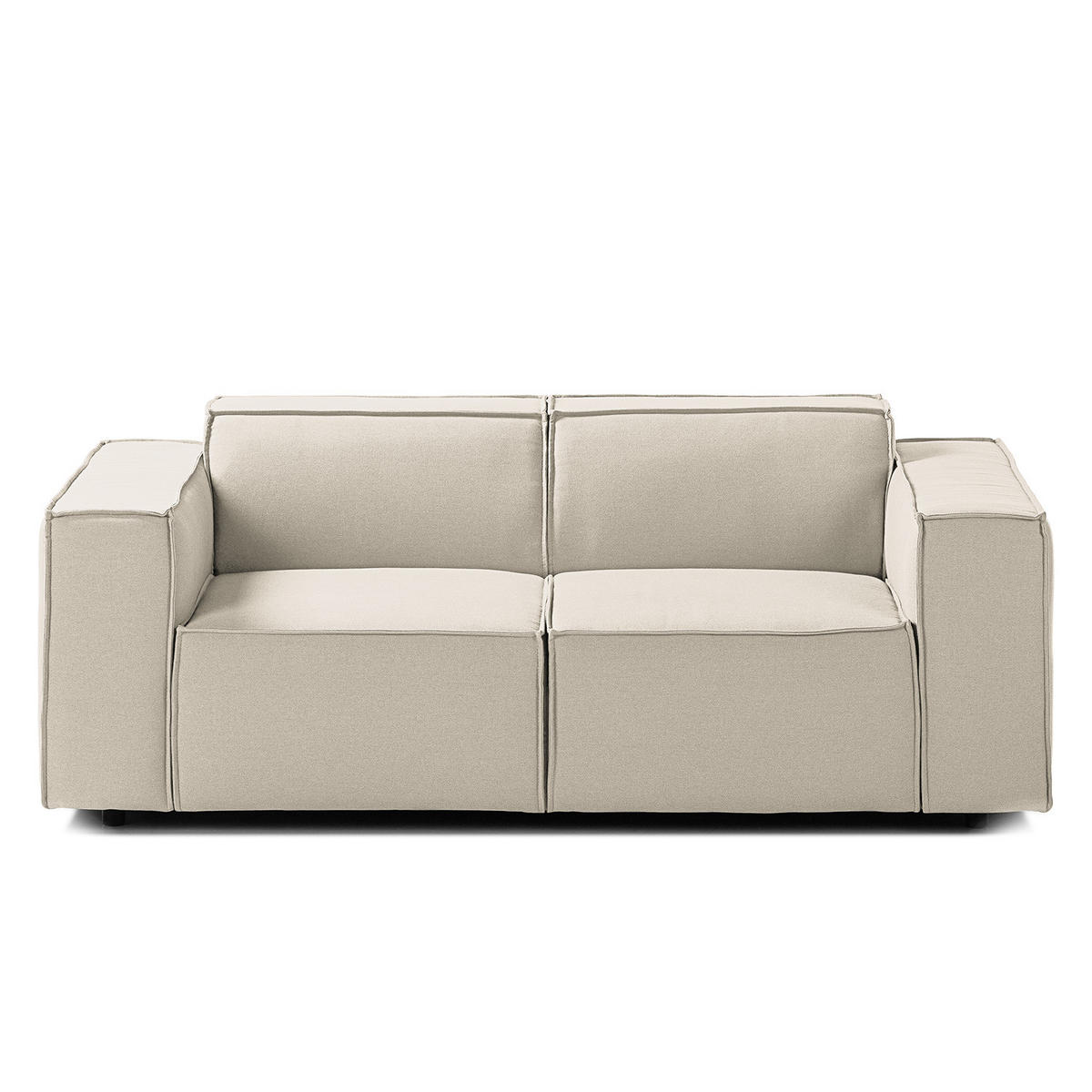 2-SITZER SOFA - Weiß, Textil (189/70/96cm) - home24
