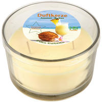 DUFTKERZE "Cocktail Edition" Pina Colada - Creme, Naturmaterialien (13/8cm)