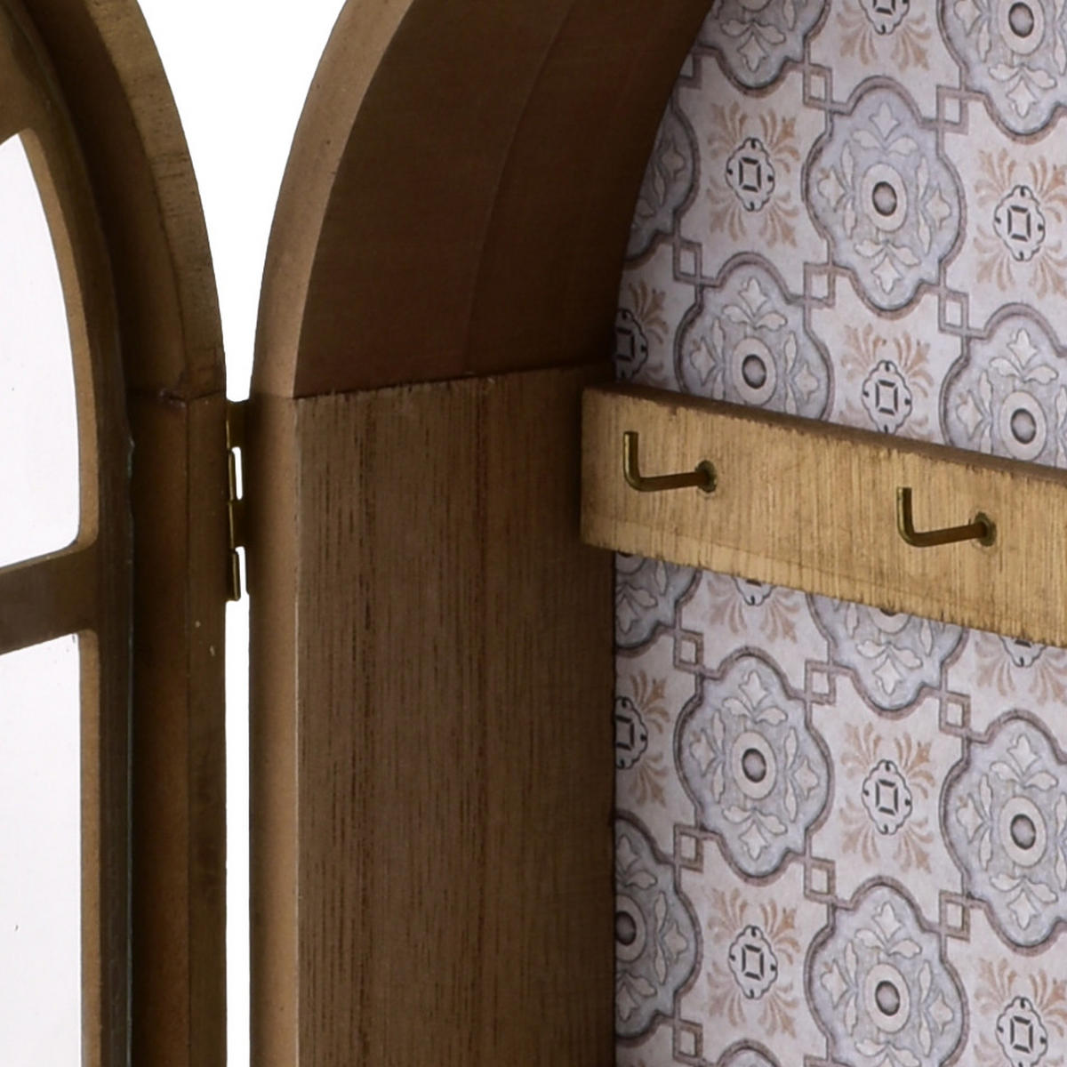 SCHLÜSSELKASTEN Stacy Naturfarbe 28x21x6,5 cm Holz - Naturfarben, Holz (6.5/21/28cm) - Mondex