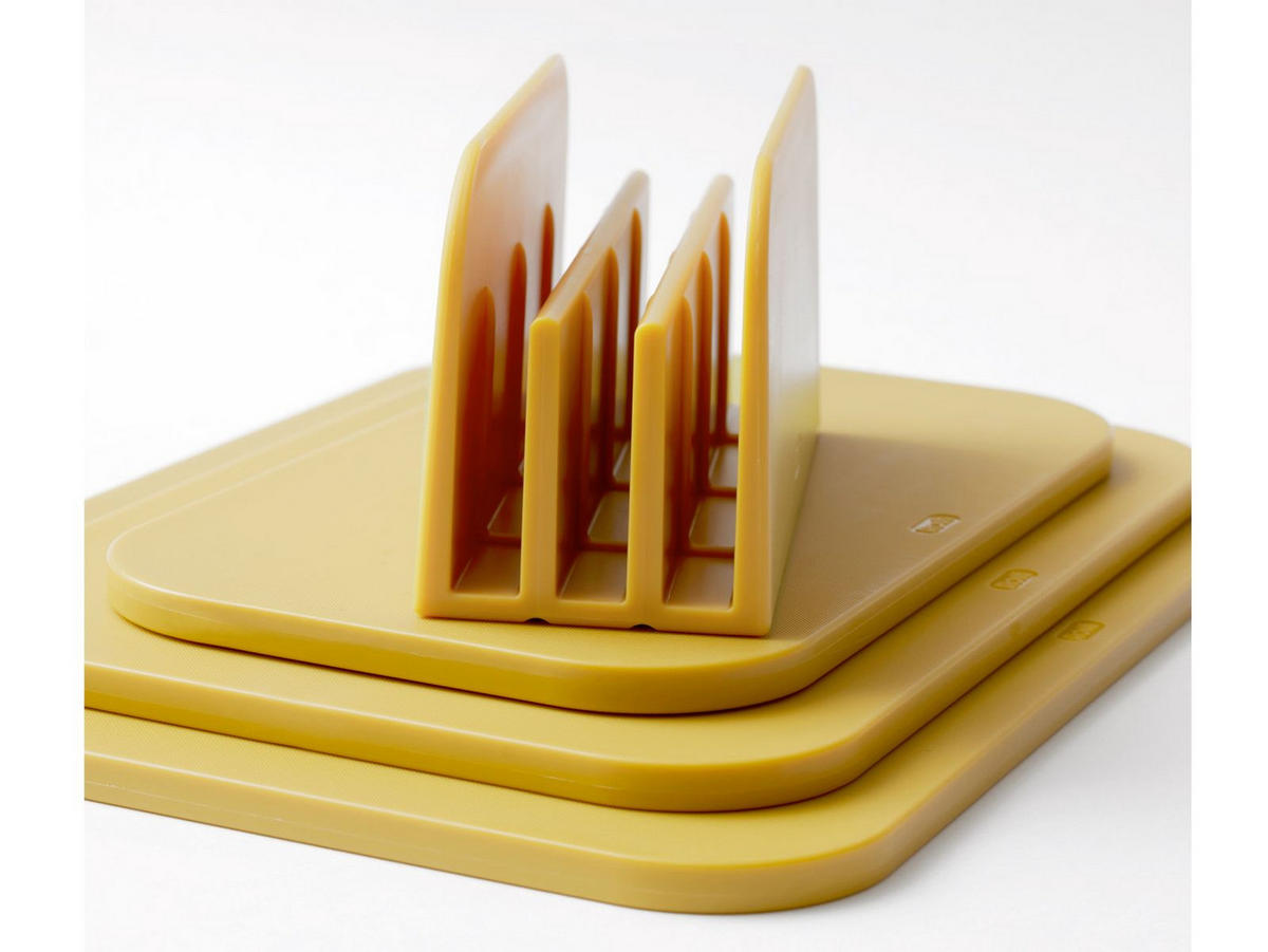 SCHNEIDEBRETTER-SET Choptima curry - Gelb, Kunststoff (35/26cm) - Rosti