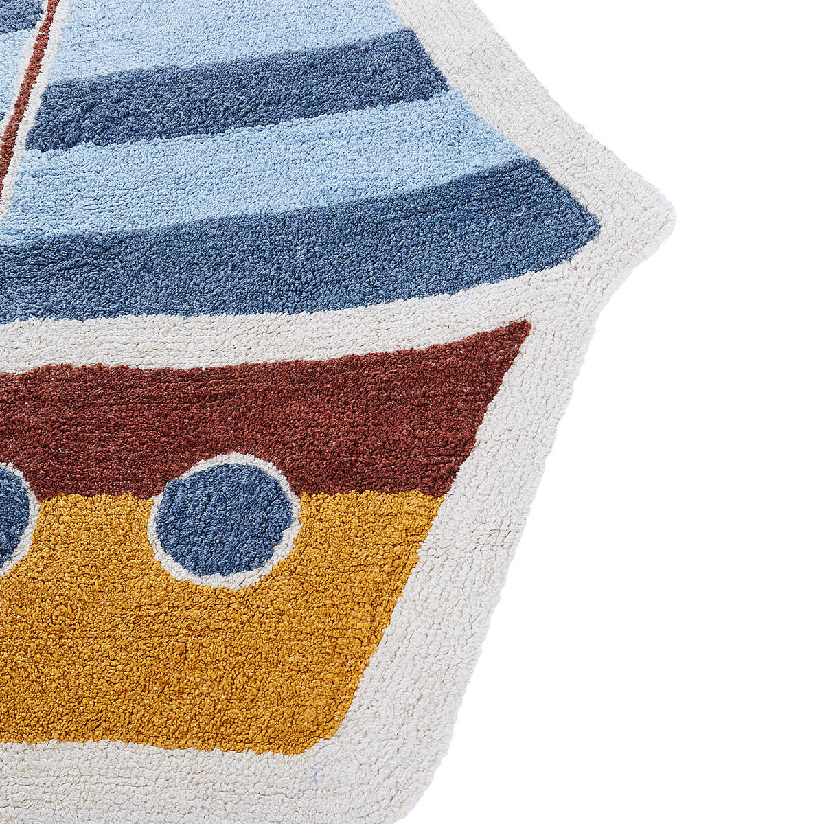 KINDERTEPPICH Speti 120/105 cm - Multicolor, Textil (105/120cm) - Beliani