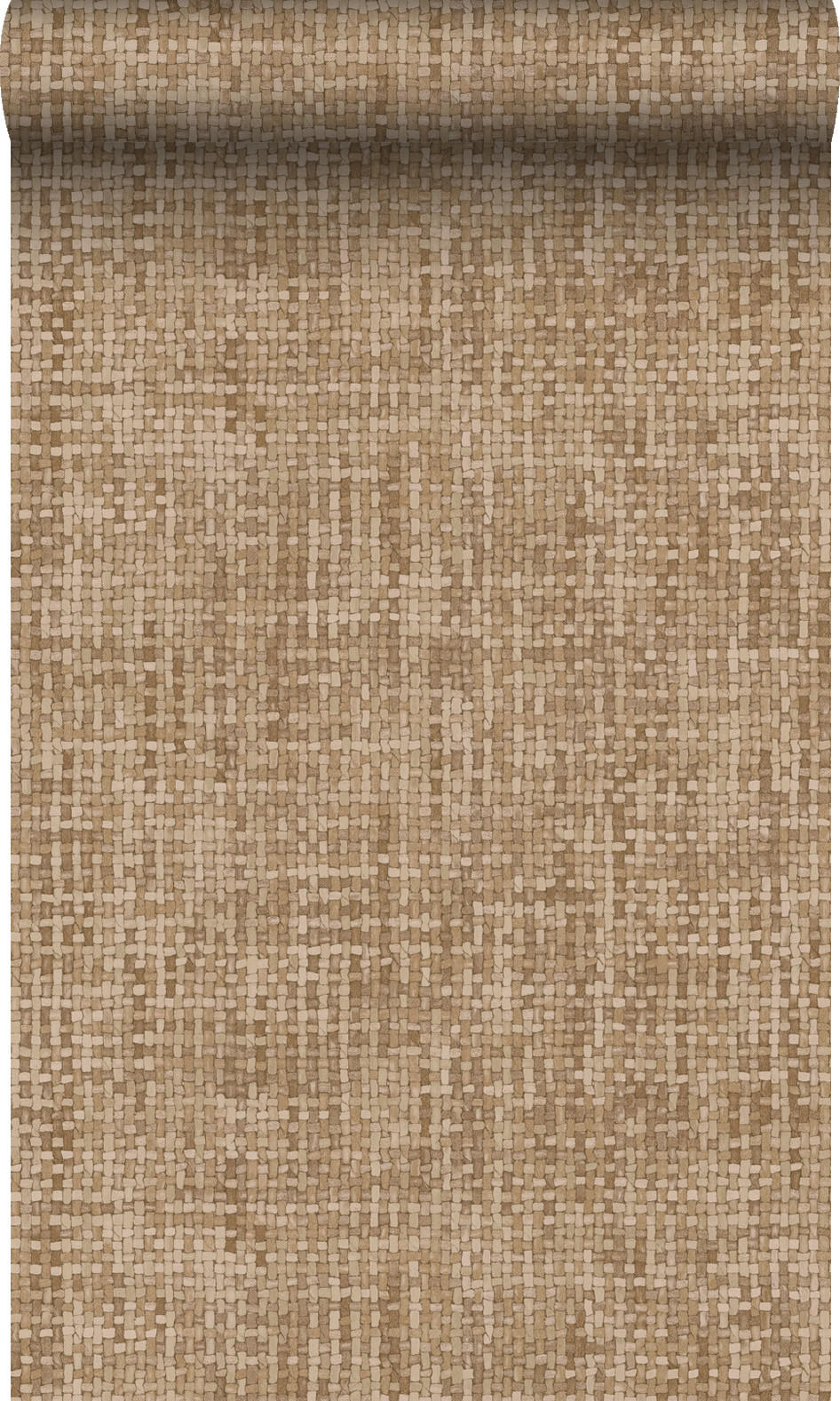 TAPETE Leinen-Optik 50 x 900 cm - Terracotta, Papier (50/900cm) - Origin Wallcoverings