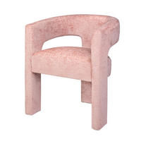 ESSZIMMERSTUHL LEITH Rosa 62x58x75 cm - Pink, Textil (62/75/58cm) - FURNLUX