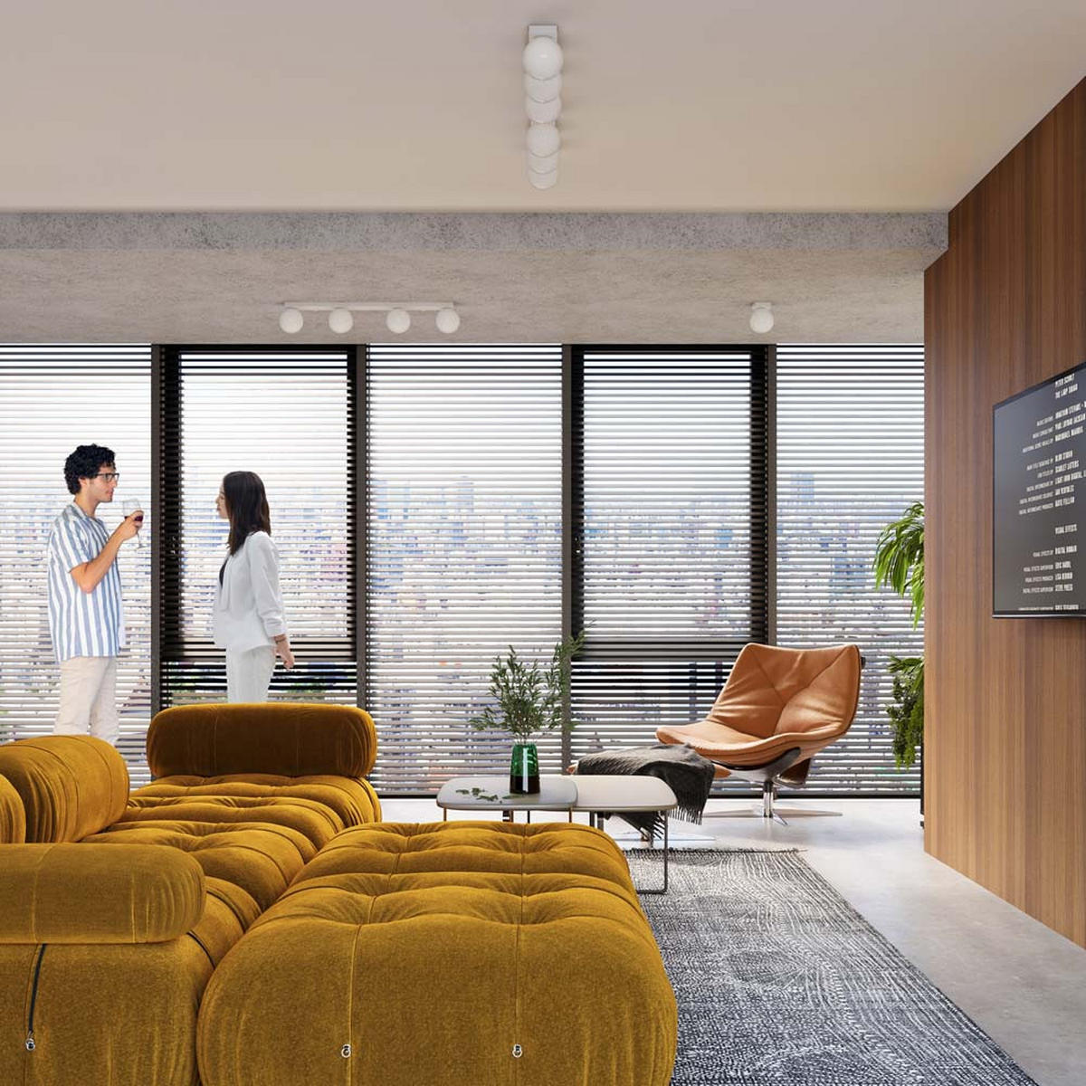 LED DECKENLEUCHTE Stahl Weiss - Weiß, Glas (34.5/12/14.5cm)