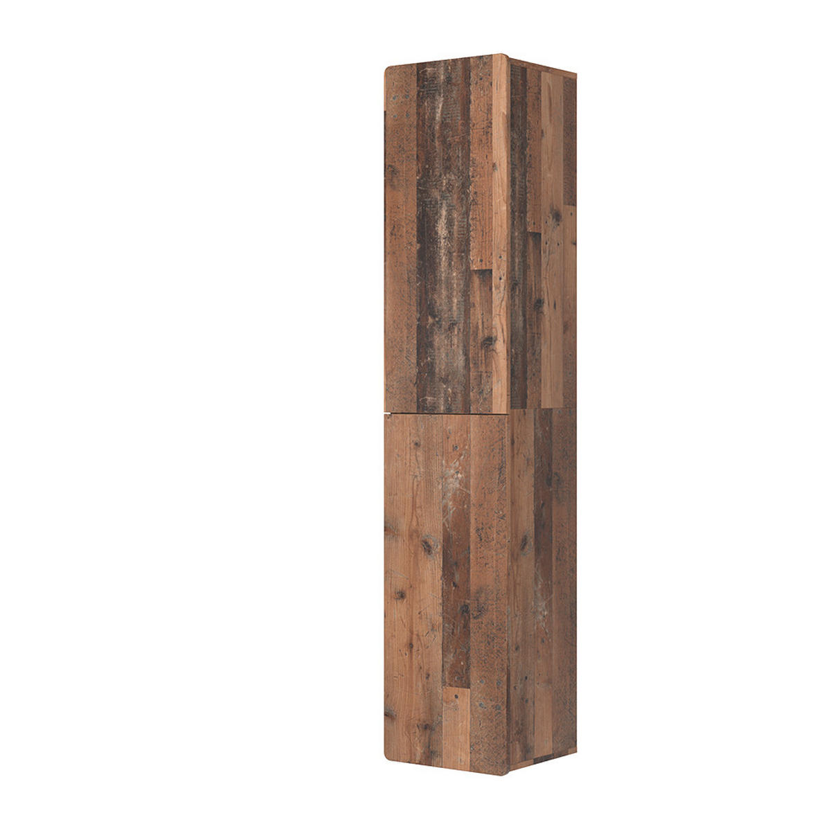 HOCHSCHRANK Izan Oldstyle 36.6 x 171.6 cm - Braun, Holzwerkstoff (36.6/171.6/33.2cm) - Vicco