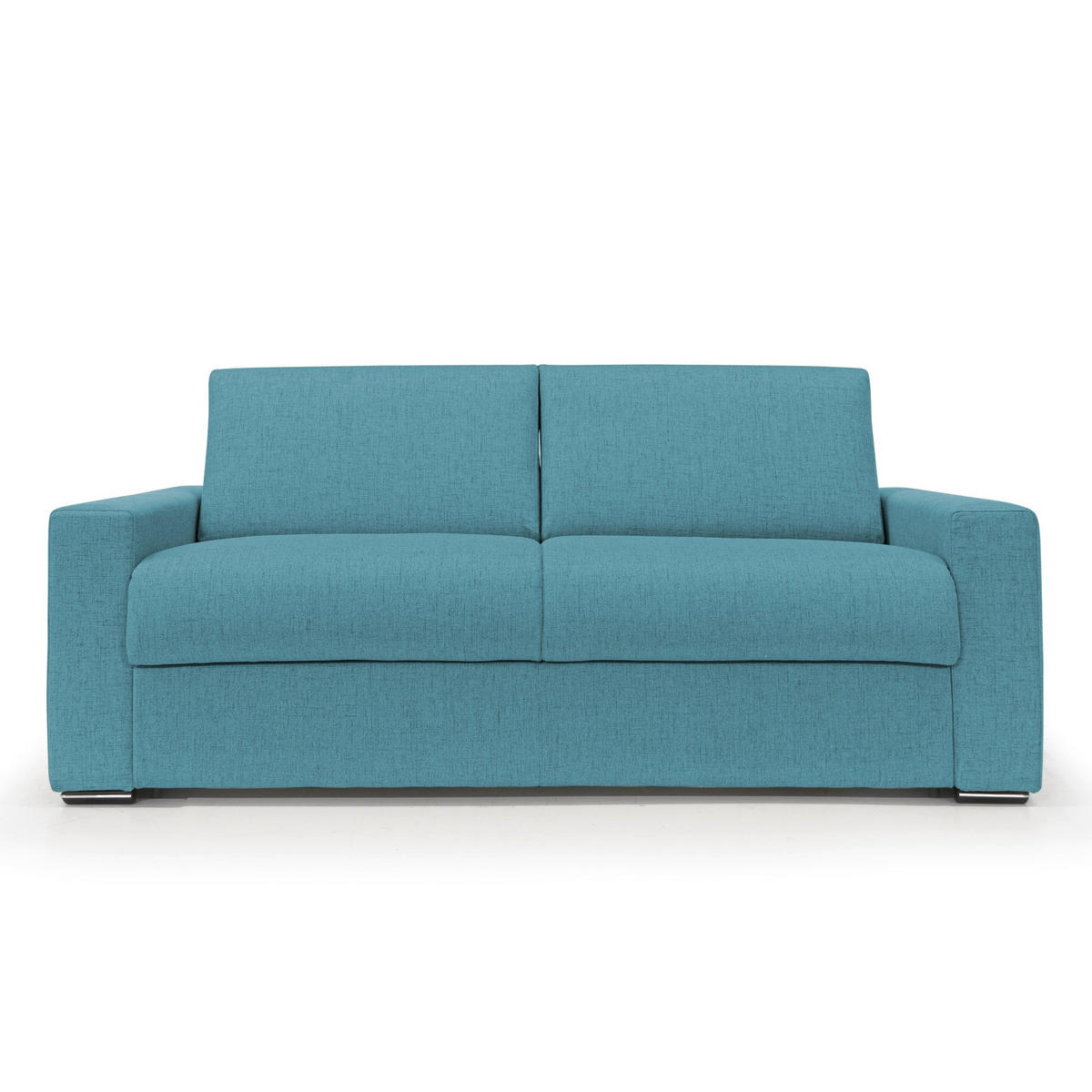 SCHLAFSOFA Nixon - Hellblau, Textil (220/93/96cm) - Divani.store