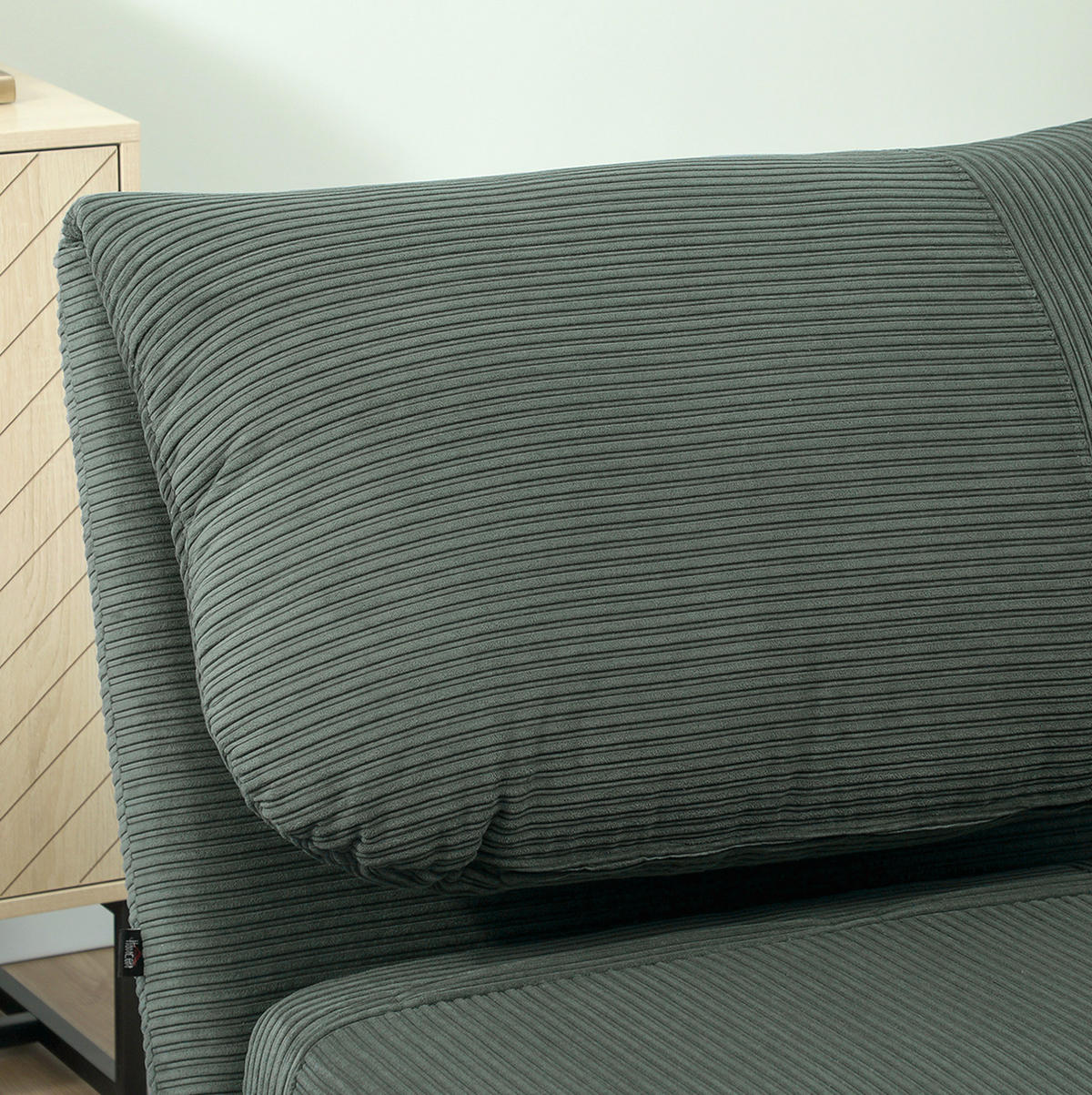 SCHLAFSESSEL 82/89/83 cm grün aus Polyester mit Schlaffunktion - Grün, Textil (89/83/82cm) - OKWISH