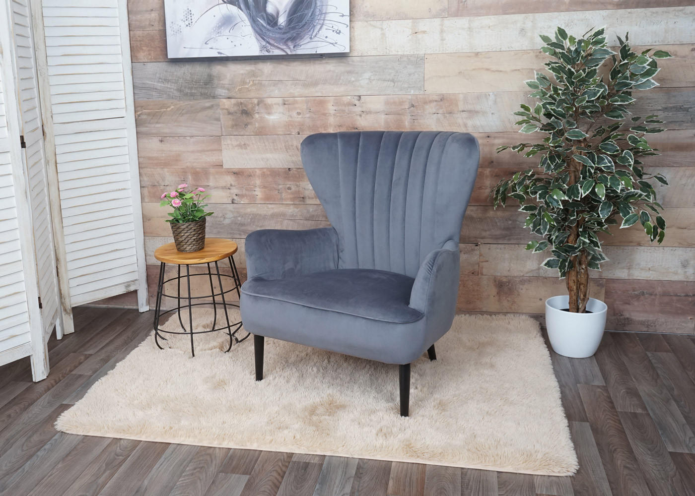 LOUNGE-SESSEL Grau - Grau, Textil (75/87/75cm) - MCW