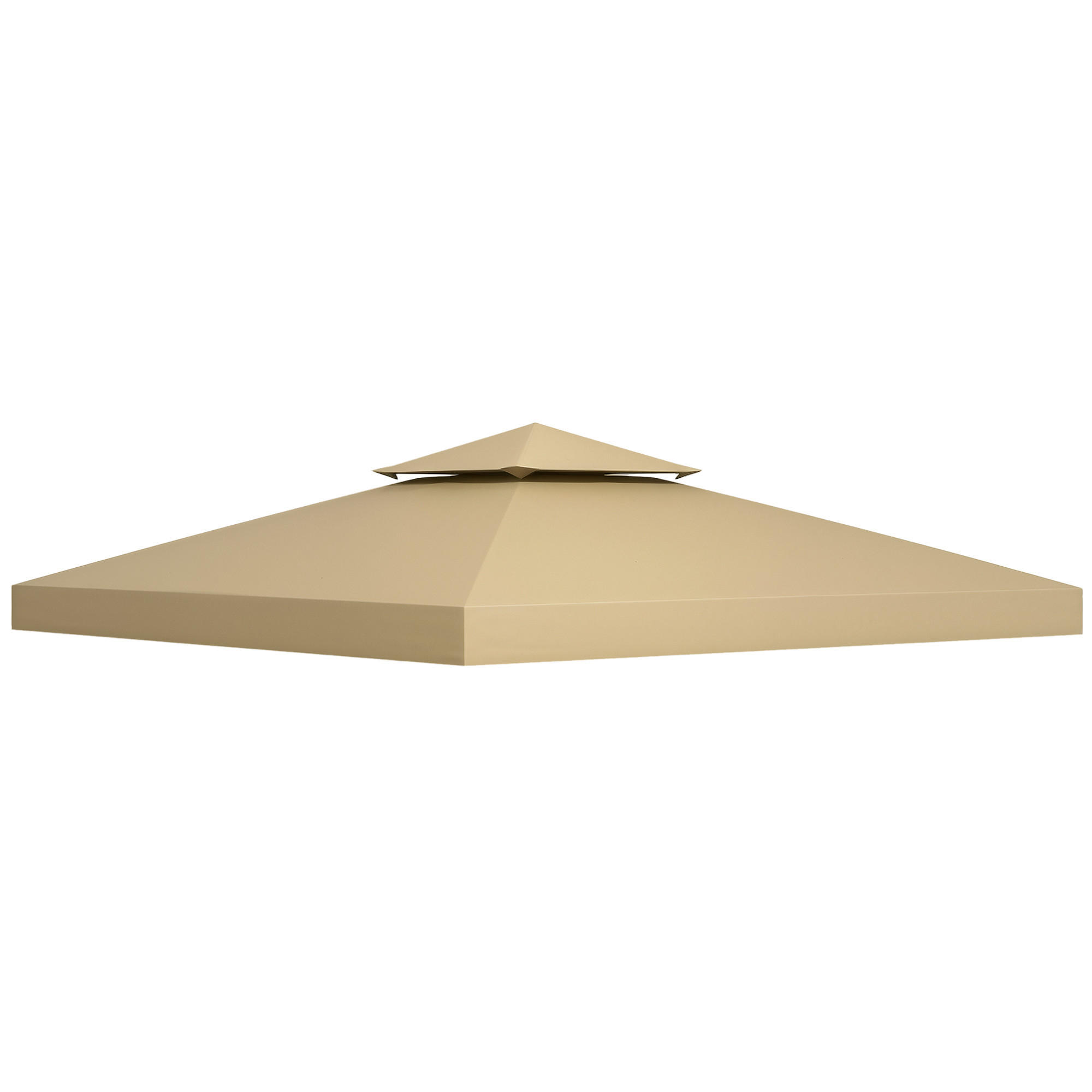 ERSATZDACH für Gartenpavillon DE-12550 3x3 m Beige - Beige, Textil (300/1/300cm) - ComfortXL