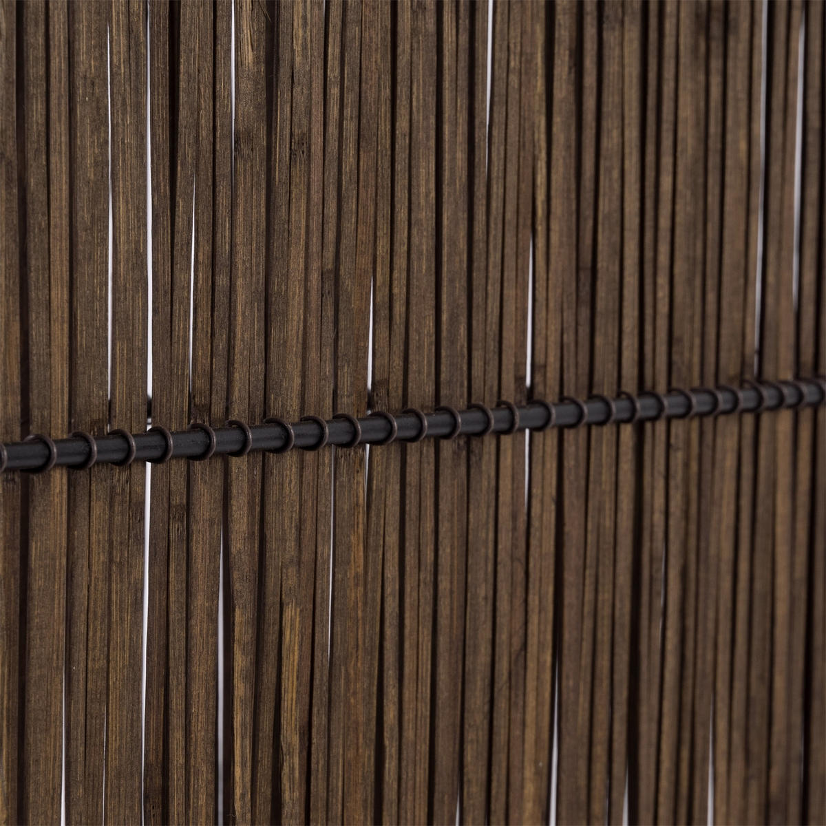 RAUMTEILER Spike 3-tlg. Weidenholz, klappbar braun - Braun, Naturmaterialien (120/170/6cm) - CREEDWOOD