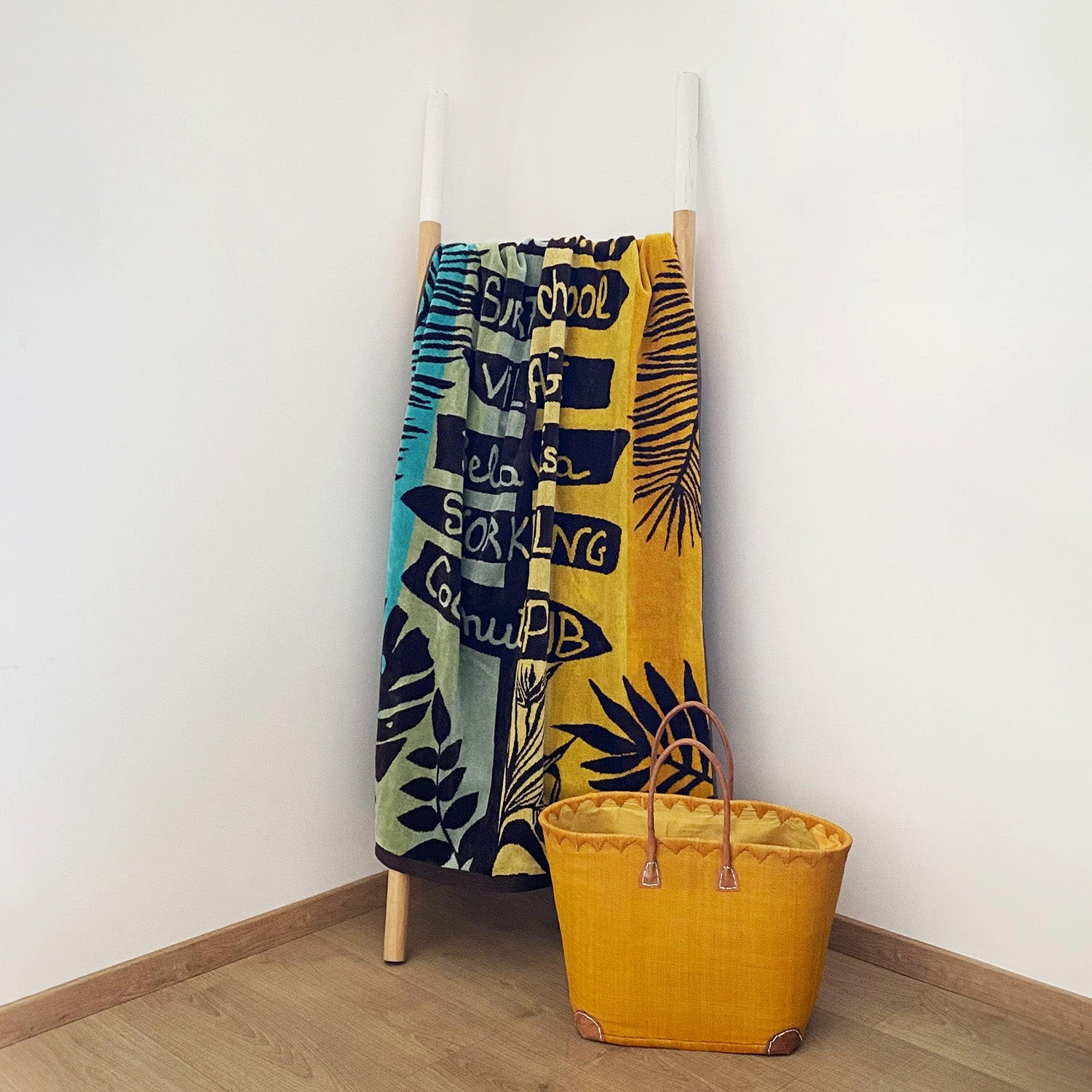 STRANDTUCH Velours Jacquard Mehrfarbig 90x170 400g/m² - Vacances - Multicolor, Textil (170/90cm) - LE COMPTOIR DE LA PLAGE