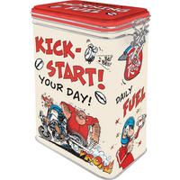 AROMADOSE MOTOmania Kick-Start Your Day! - Multicolor, Metall (11/17.5/7.5cm) - Nostalgic-Art